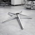 Durable 350mm Iron Modern Chair Base Legs 5-Star Universal Replacement Stand for Office Hotel Workshop Furniture Easy