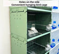 Easy to Install Cage for Birds Parrot Cage Jaula Para Pajaros Customizable Breeding Cage for Canaries Pet Cages & Houses MegaBDM