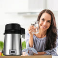 Water Distiller 4L Stainless Steel Distiller Purifier Distiller with Glass Jar Used for Home Laboratories Easy Return MegaBDM
