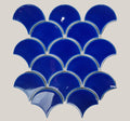 Modern Design Fish Scale Ceramic Mosaic Tiles for Bathroom Wall Backsplash Parquet Feature for Interior Wall Hotel Pool Modern