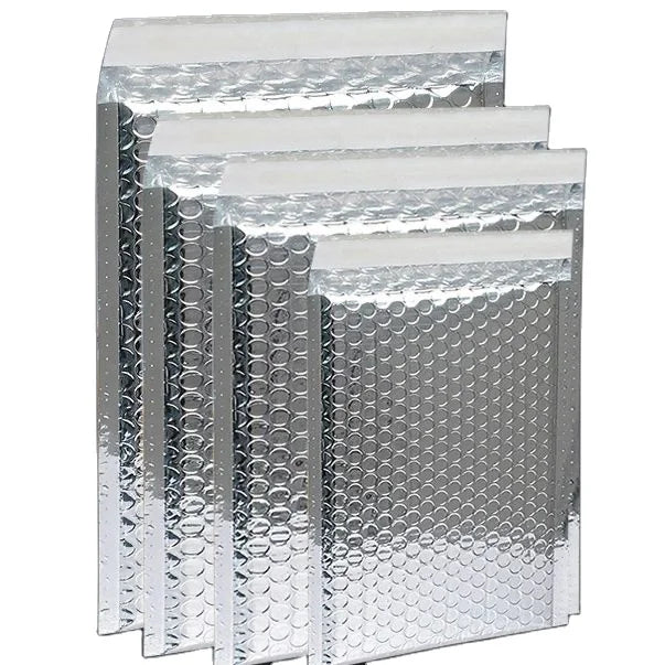 Aluminum Film Envelope Shockproof Foam Silver Bubblewrap Film Express Packaging Bag Bubble Mailer