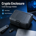 Secure 3D Printed Cold Storage Wallet Crypto Enclosure with Hard Plastic Custom Case for Digital Asset MegaBDM