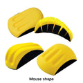 Professional Durable Auto Paint Sand Woodworking Set Hand Sanding Block Shape 10mm Thickness Medium Hardness OEM OBM Available