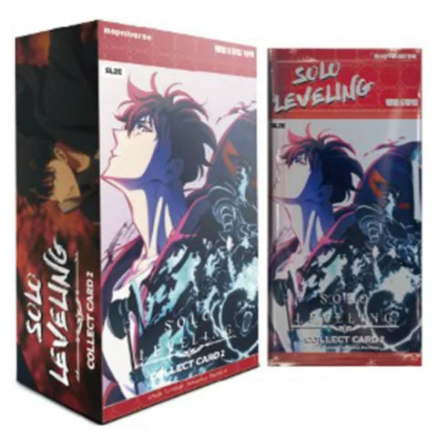 Authentic Korean Edition Solo Leveling Collect Card Vol 2 Anime Webtoon Trading Cards Game Box Adult Collectors Rare Paper MegaBDM