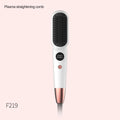 Portable Mini Professional Hot Comb Plasma Hair Straightener Brush Electric Hair Straightening Comb US