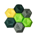 Soundproof 3D PET Felt Acoustic Tiles Eco Friendly 3D Molded Polyester Fiber Acoustic Wall Panels MegaBDM