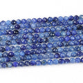New Natural Faceted Kyanite Stone Natural Blue Loose Beads Strands for DIY Jewelry Making 2mm 3mm 4mm 6mm 38cm