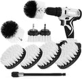 Zhenda 9 Pcs Drill Cleaning Brushes Kits 2" 3.5" 4" 5" 150mm Extension Rod Multipurpose Household Car Cleaning Brushes