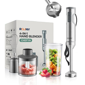 Variable Speed Hand Blender 1000W Immersion Blender Stainless Steel Stick Mixer for Home Food Processing