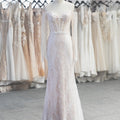 Jancember LSSG037 Boho Lace Off Shoulder Bridal Wedding Dresses for Girls
