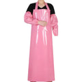 Waterproof TPU Bib Apron Reusable Seamless and Easy to Clean Kitchen Apron for Food Processing and Beauty Industry