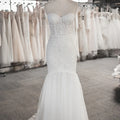 Jancember LSSG044 Beach Spaghetti Strap 2024 Mermaid Wedding Gowns Dresses