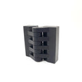 HL-K80 Door Hinges Cabinet Non Detachable Black Reinforced Nylon Polyamide Butt Gf 180 Degree Plastic Hinge