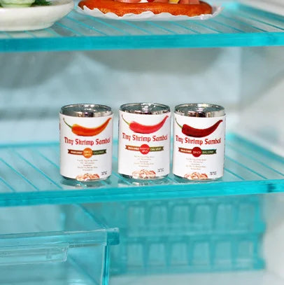 1/6 1/12  Doll House Simulation Miniature Mini Canned Chili Sauce Model Decor Gift