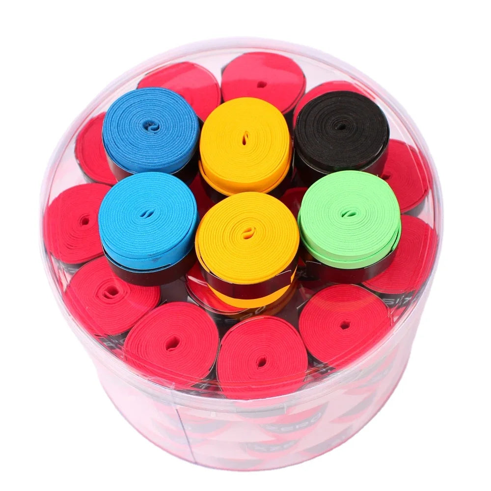 OEM Custom PU Material Tennis Paddle Sweatband Overgrip Badminton & Pickleball Compatible Multiple Colors Available