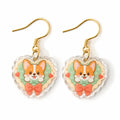 Custom PVC Acrylic Charm Earrings Waterproof Fashionable Lightweight Bright Full Color Printing Souvenir MegaBDM