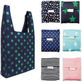 Customized Eco-Friendly Tearstop Nylon Foldable Grocery Bag Recycled Polyester Shopping Bag Letter Durable Letter Recycled
