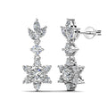 Wholesale GRA Moissanite Women Fine Jewelry Nickel Free Hypoallergenic 925 Sterling Silver Drop Star Earrings Destiny Jewellery