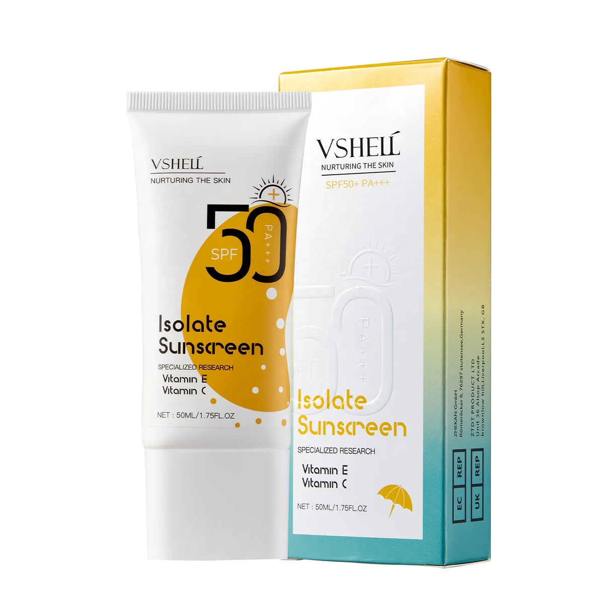Broad Spectrum Sunscreen SPF 50 UVA/UVB Protection with Mineral Zinc Oxide & Titanium Dioxide for Sensitive Skin Sunblock Lotion MegaBDM