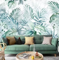 Tropical Rainforest Plants Seamless Wallpaper Bedroom/living Room Decoration Leaves Wall Mural
