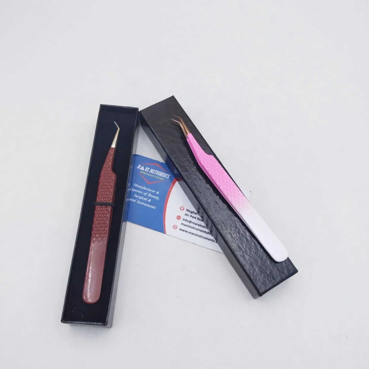 Natural Eyelash Extension Tweezers Box Packaging