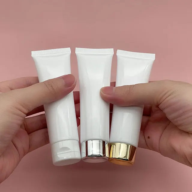 Containers Packaging Soft Squeeze Cosmetic Tubes Empty Hand Body Cream Plastic Hot Selling Customized Printing 50ml 100ml PE