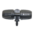 Lock Nut Reducing Tee Connector 8/11mm to 4/7mm Garden Micro Irrigation Hose Barbed Fittings MegaBDM