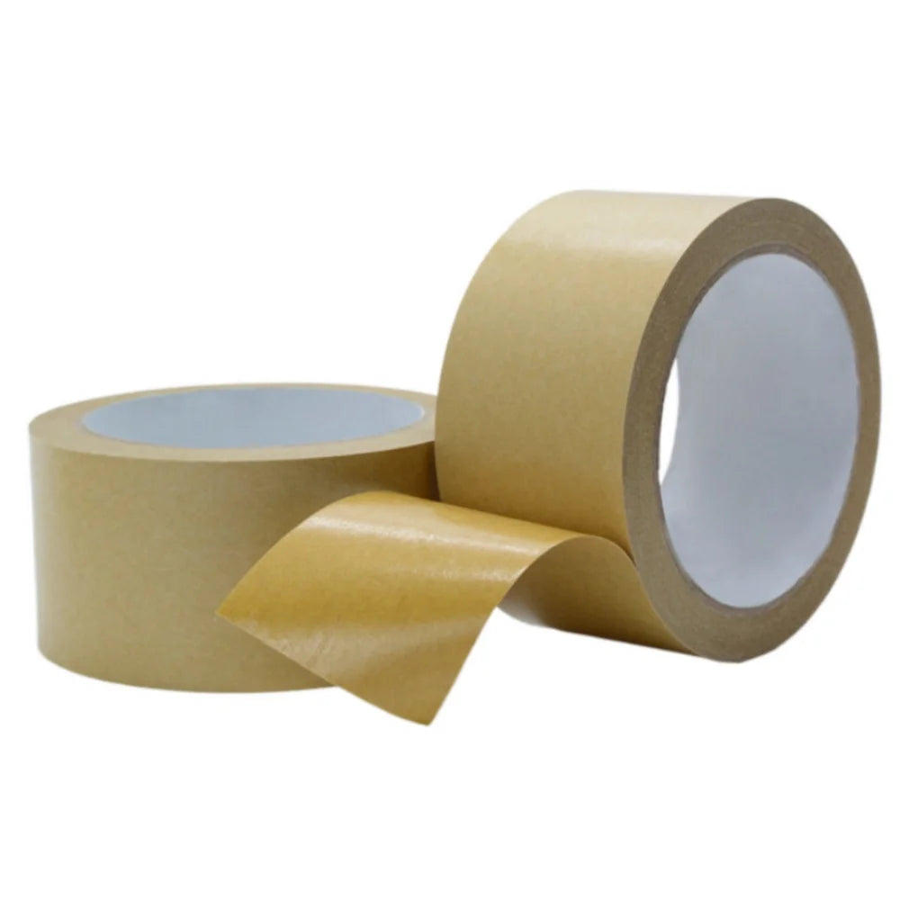 Self Adhesive White Self Adhesive Gummed Paper Rubber Kraft Tape Custom Self Adhesive Sealing Kraft Paper Tape