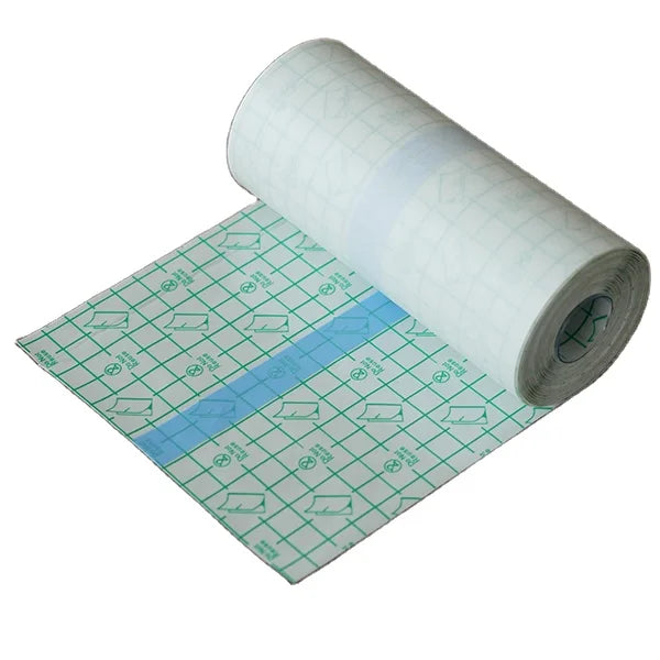 Wholesale Transparent Dressing PU Film Waterproof Wound Dressing Roll