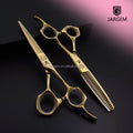 Japanese Hair Scissors Set 6 Inch Gold Smooth Cutting Barber Cutting Scissors Hairdressing