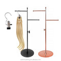 Astrid H 59 CM Stainless Steel Clip Hook Wig Hair Extension Stand for Shop Display