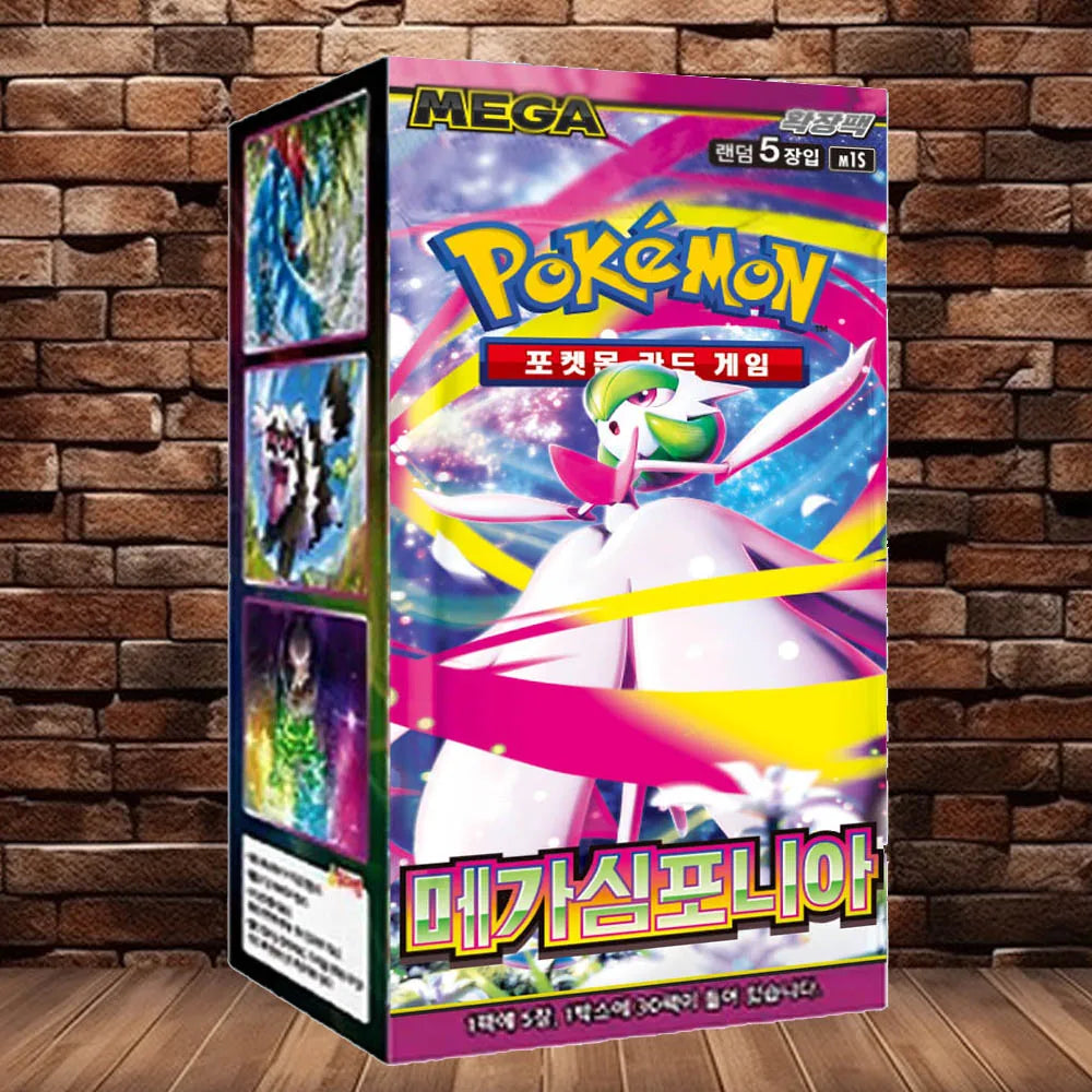 Pokemon Mega Symphonia Korean Version Trading Card Game Anime Collectible Paper Cards MegaBDM