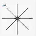 Digital Signage and Displays Event Equipment 150cm 3D Holographic LED Fan Display with 8 Blades MegaBDM