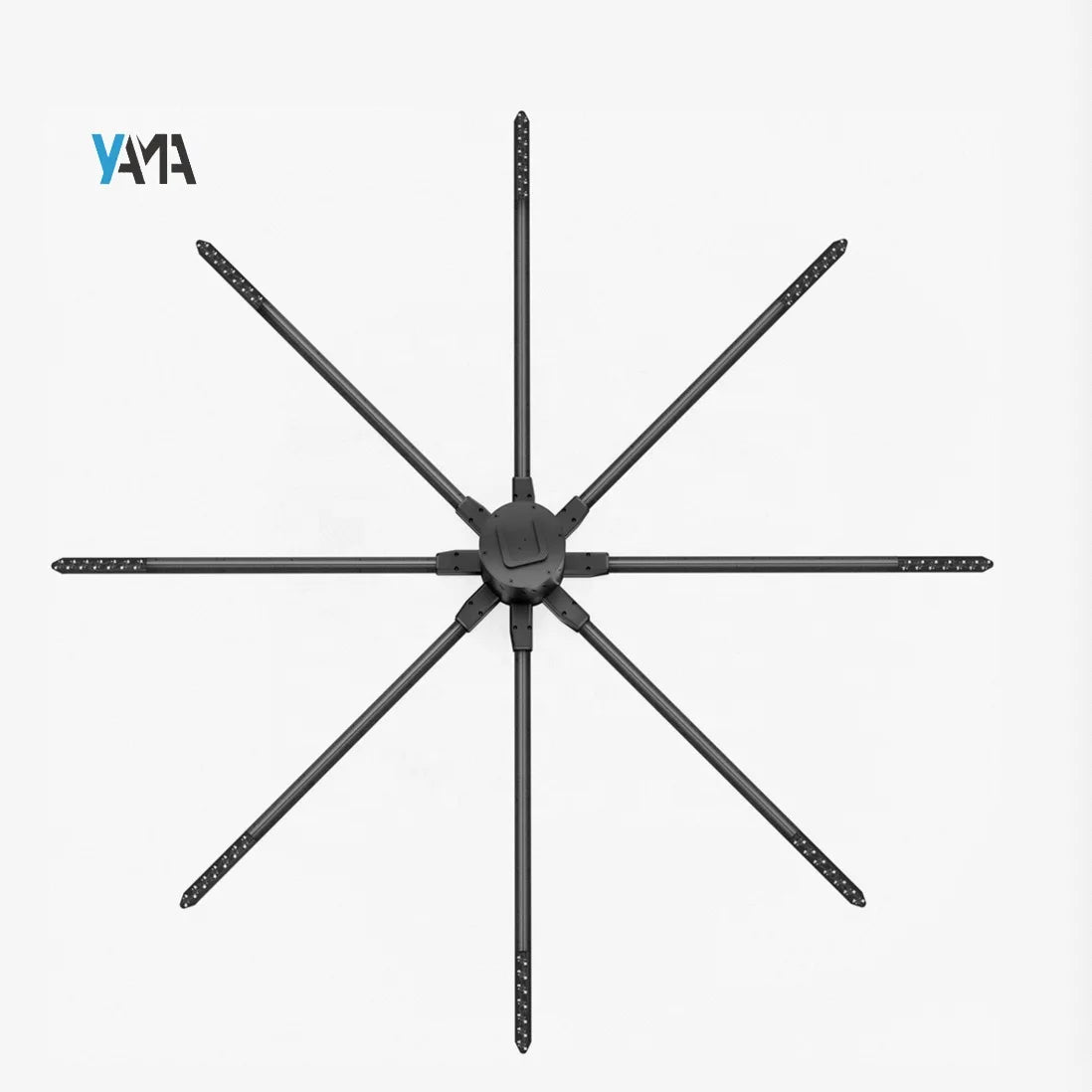 Digital Signage and Displays Event Equipment 150cm 3D Holographic LED Fan Display with 8 Blades MegaBDM