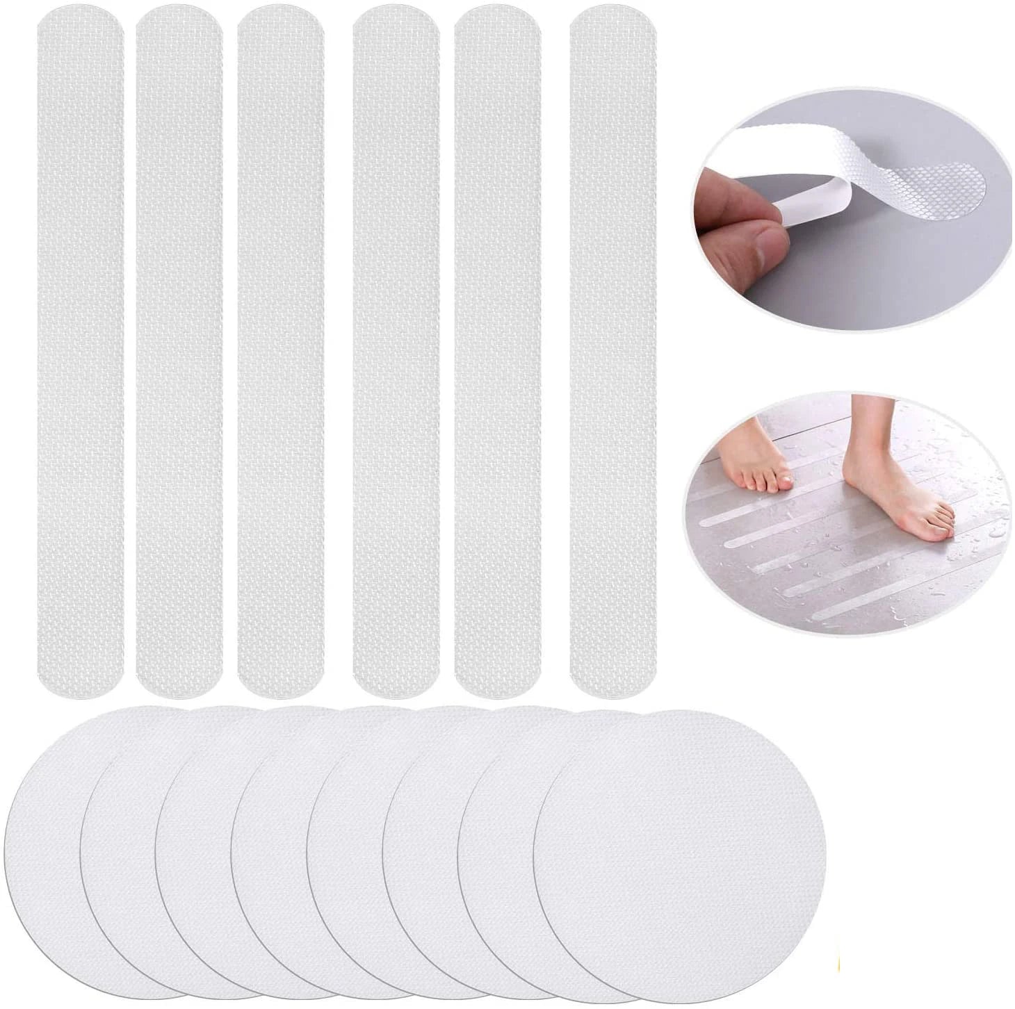 Transparent PEVA Self-Adhesive Skid Strip Safety Walk Anti-Slip Warning Tape for Bathrooms Hasuc HAS-EVA Model Printable