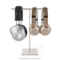 Custom Logo Gold Luxury Modern Stainless Steel Eco-Friendly for Earphone Headphone Headset Stand Promotion Retail Display