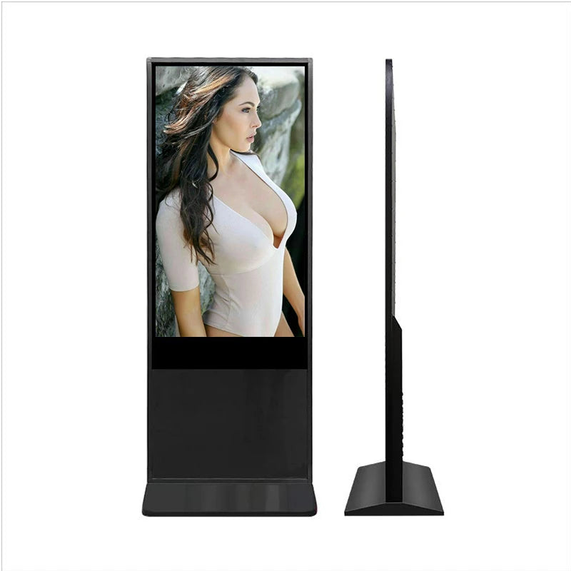 55 Inch Indoor Floor Screen Wifi Touch Screen Kiosk Sinage Display Digital Signage Lcd Advertising Player Digital Totem MegaBDM
