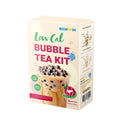 SIGNWIN-Low Cal Bubble Tea Kit 300g Includes Ready-to-Eat Brown Sugar Konjac Boba High Fiber Milk Tea Powder Non-Dairy Creamer