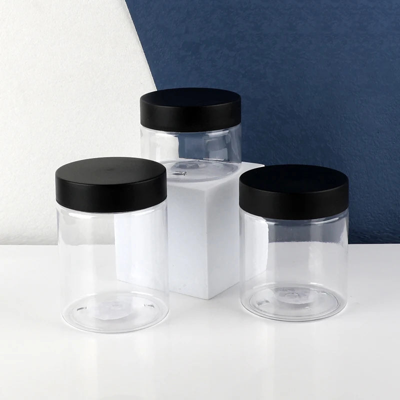 Custom 170ml 160ml 100ml PET Screw Top Lotion Cosmetic Packaging Multi-Purpose Jar OEM/ODM Factory Supply MegaBDM