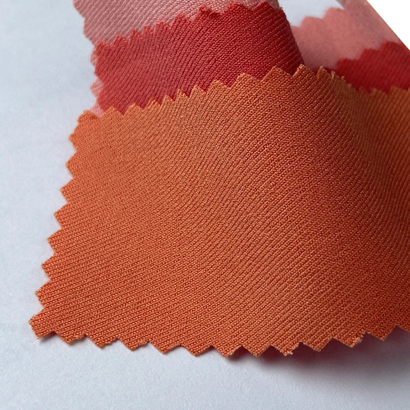 Hot Selling Quality Soft Solid Color Roll Designer Two Way Twill Stretch Fabric Dress Pants Fabric Free Sample Stretch Fabric