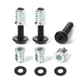 304 Stainless Steel Drive Insert Nuts Threaded Allen Hexagon Hex Socket Bolts for Wood Furniture M3 M4 M5 M6 M8 M10