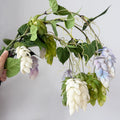 Artificial Flower Real Touch Hops Vine Beer Hops Lush Greenery Farmhouse Decoration Floral Arrangement Soft Rubber Handmade MegaBDM