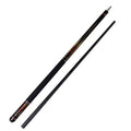 Professional High Quality Low Deflection Real Carbon Fiber Shaft Maple Butt Pool Cue Stick 58 Inch 1/2 Split 2-Piece Cue