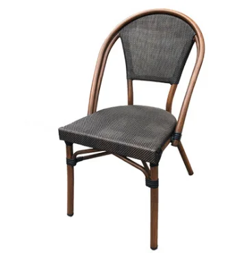 Guangzhou Mingmeng Aluminium Alloy French Bistro Chairs Modern Outdoor Furniture Chairs Set Bistro Chairs French