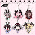 Anime Alien Stage Mizi Sua Till Ivan Hyuna Luka Cosplay Keychain Kawaii Acrylic Pendant Keyring Key Chain Accessories Ornament