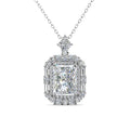 Ice Crushed Cubic Zirconia Unique Design Women Jewelry 925 Sterling Silver 18K Gold Plated Pendant Necklace Destiny Jewellery