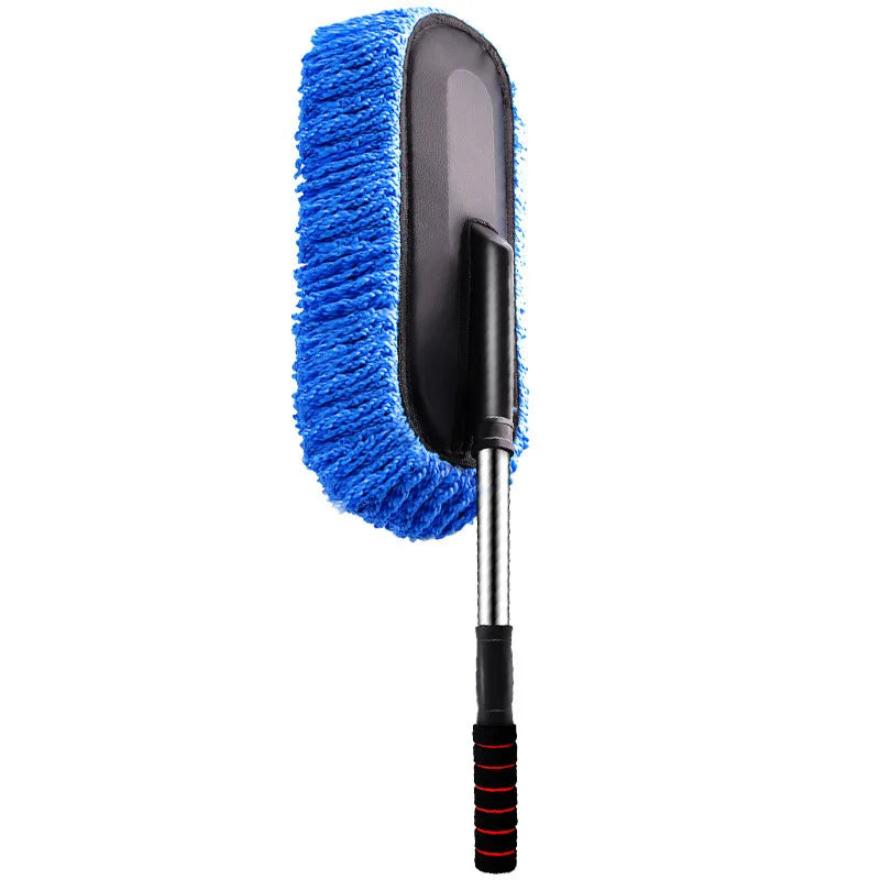 Factory Production Durable Telescopic Microfiber Car Wash Mop  With Aluminum Pole