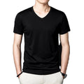 Oem Customized logo Design Plus Size Men's Casual and Versatile Loose Ice Silk Men's Summer Loose Short Sleeved T Shirt