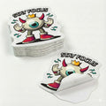 Customized Wholesale Holographic Die-Cut Cute Paper Glossy Die-Cut Stickers Vinyl Waterproof Tear-Resistant Labels