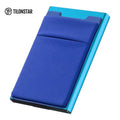 TILONSTAR TWM109b Men's Pocket Mini Wallets Aluminum Pop up Credit Card Wallet RFID Card Holder